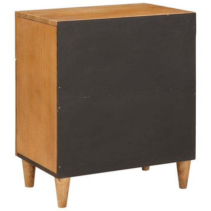 Bedside Table Light brown 50 x 33 x 60 cm Solid mango wood