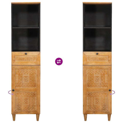 Bathroom Cabinet with Drawer Light brown 38 x 33.5 x 160 cm