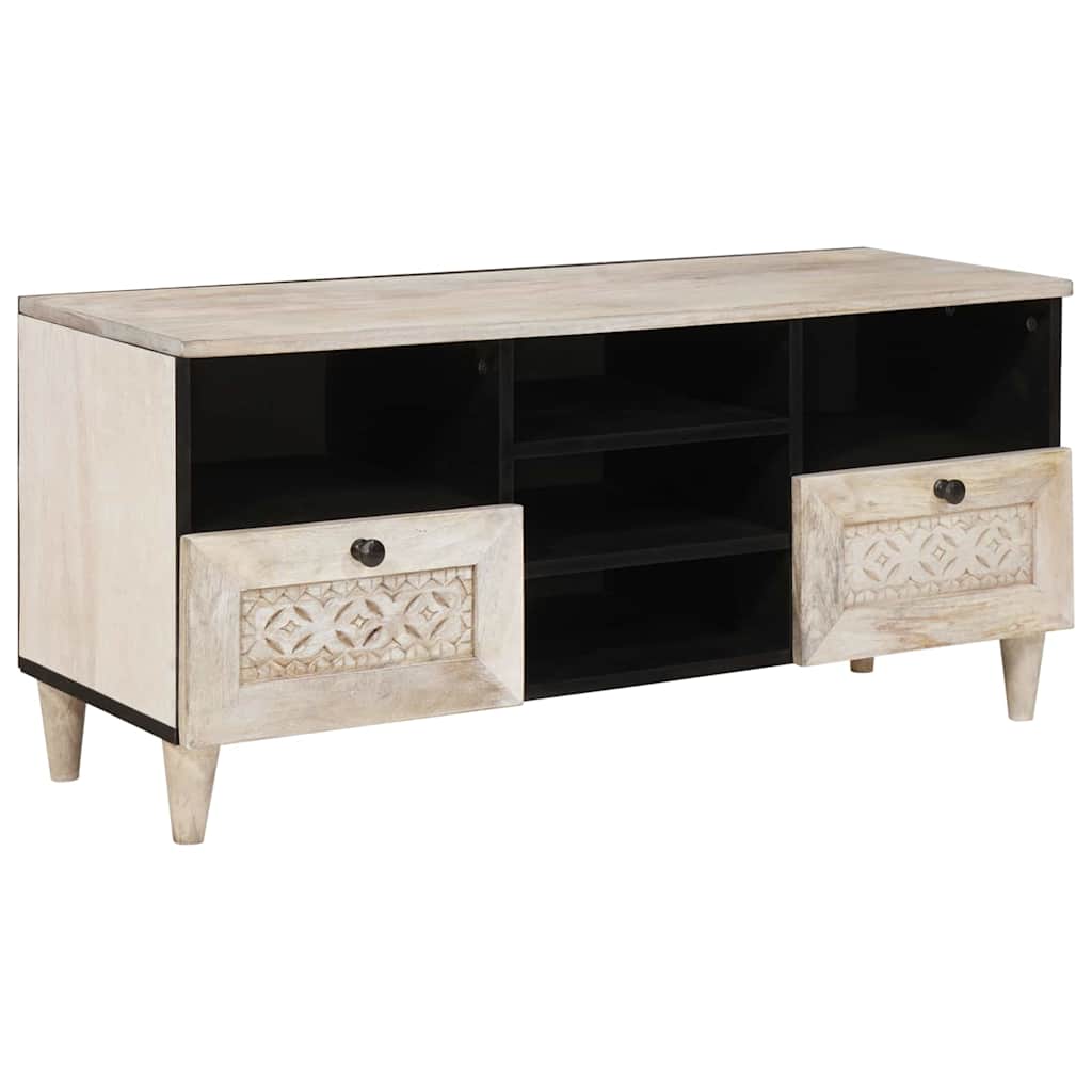 TV Units with Drawer White 100 x 33 x 46 cm Engineered wood