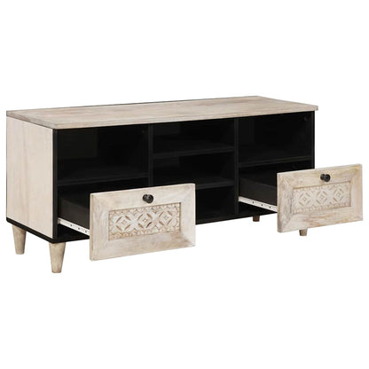 TV Units with Drawer White 100 x 33 x 46 cm Engineered wood