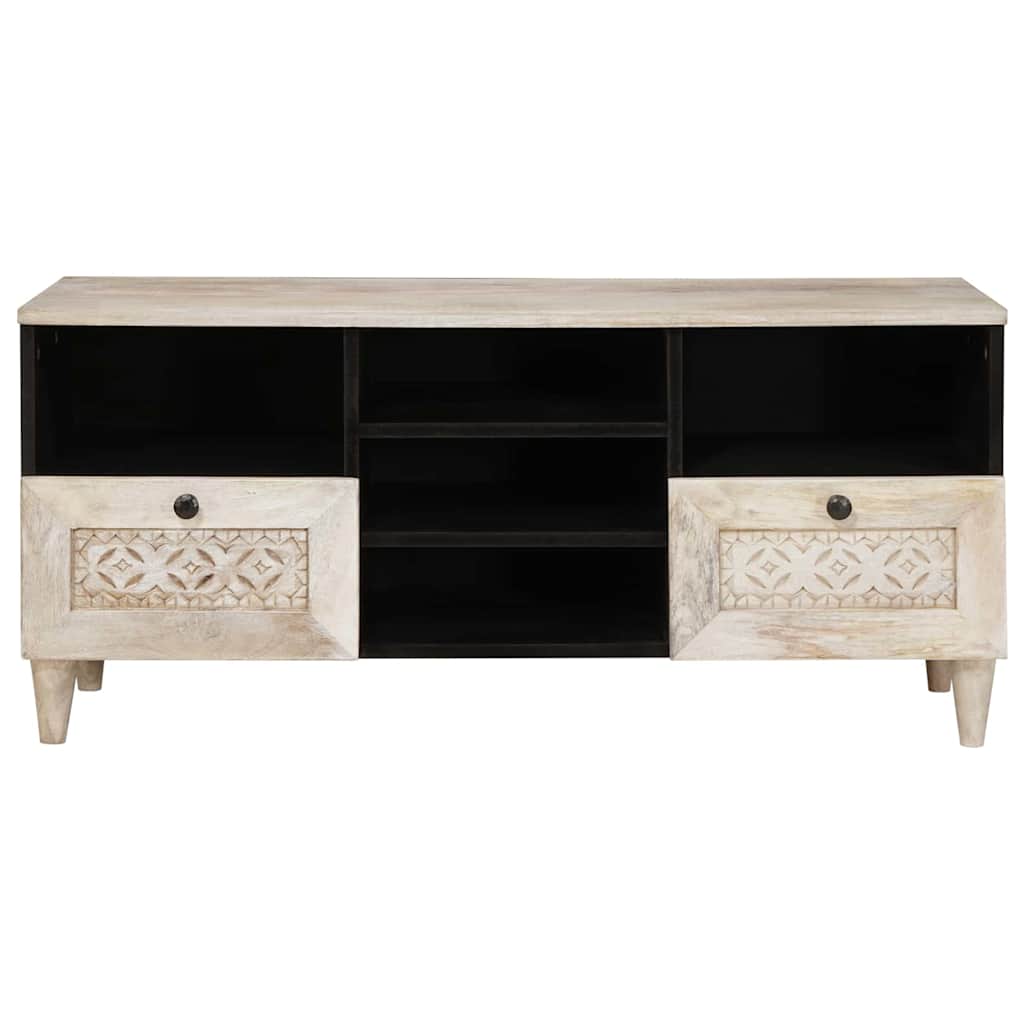 TV Units with Drawer White 100 x 33 x 46 cm Engineered wood