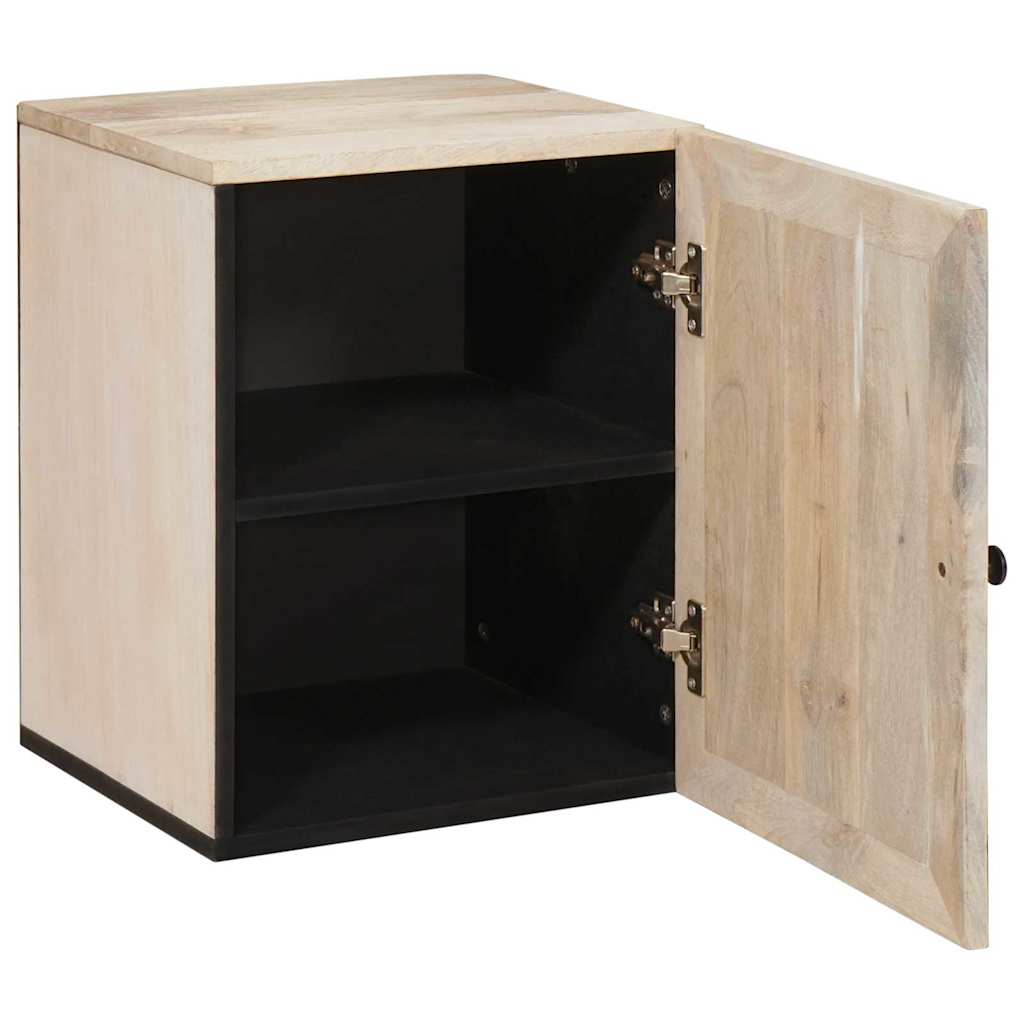 Bathroom Cabinet White 38 x 33.5 x 160 cm Solid Wood Mango