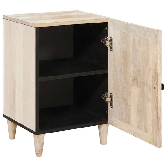 Bathroom Cabinet White 38 x 33.5 x 160 cm Solid Wood Mango