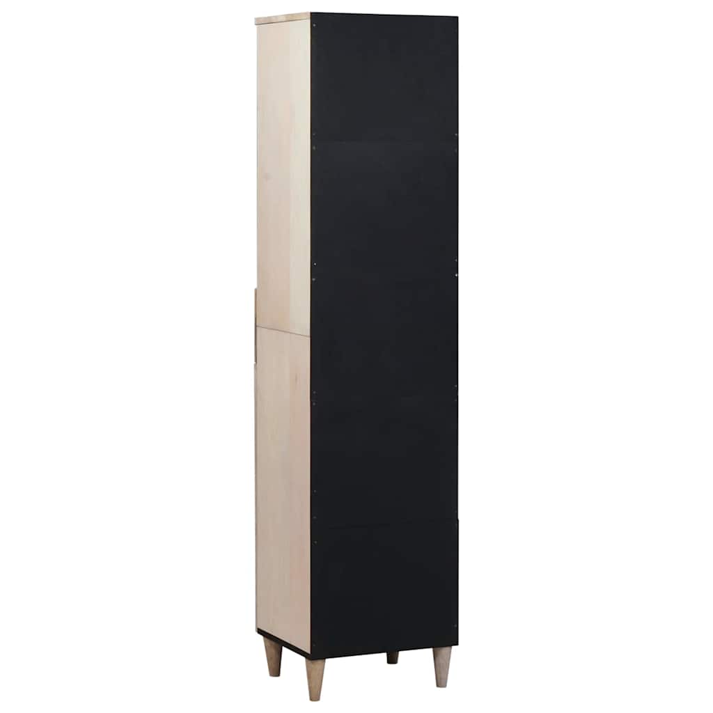 Bathroom Cabinet White 38 x 33.5 x 160 cm Solid Wood Mango