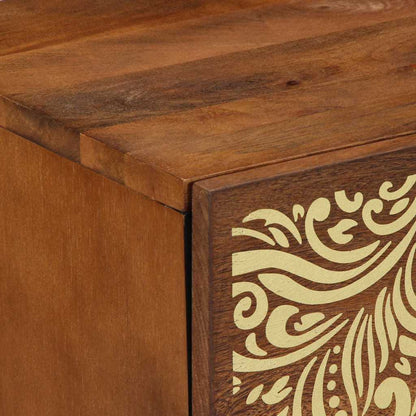 Bedside Cabinet 2 pcs Honey brown 40 x 33 x 46 cm