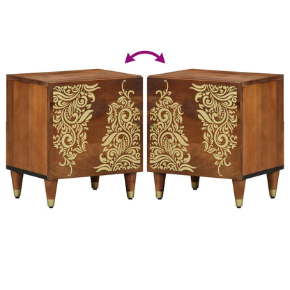 Bedside Cabinet 2 pcs Honey brown 40 x 33 x 46 cm