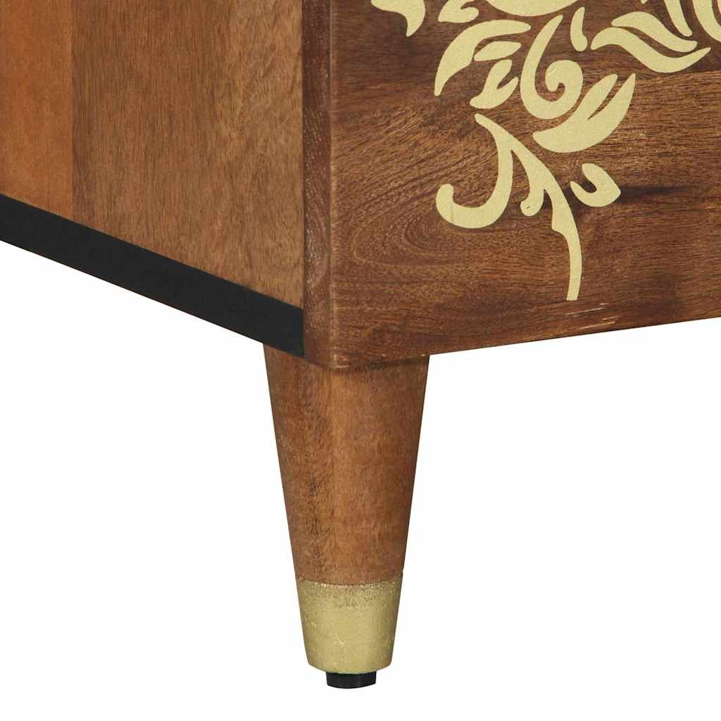 Bedside Cabinet Honey brown 50 x 33 x 60 cm Solid mango wood