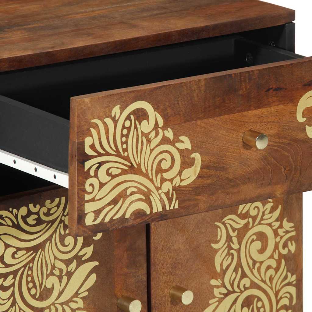 Bedside Cabinet Honey brown 50 x 33 x 60 cm Solid mango wood