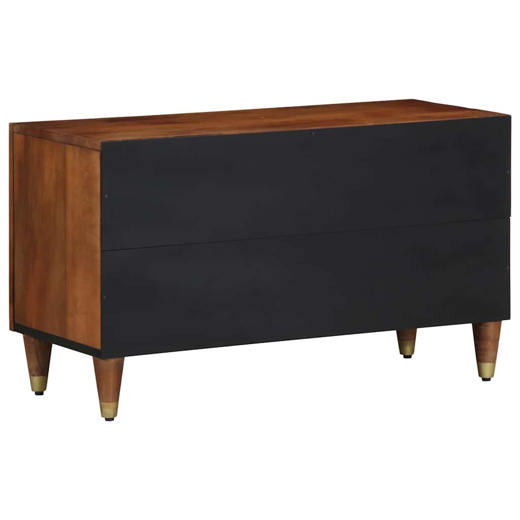 TV Cabinet with Shelf Brown 80 x 31.5 x 46 cm Solid Mango wood