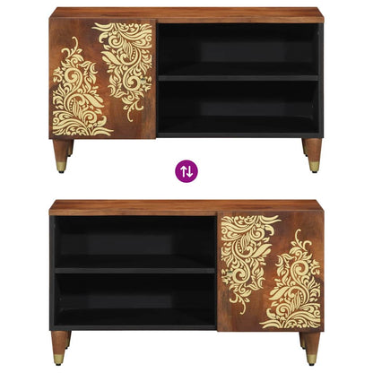 TV Cabinet with Shelf Brown 80 x 31.5 x 46 cm Solid Mango wood