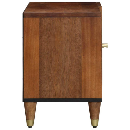 TV Cabinet with Shelf Brown 80 x 31.5 x 46 cm Solid Mango wood