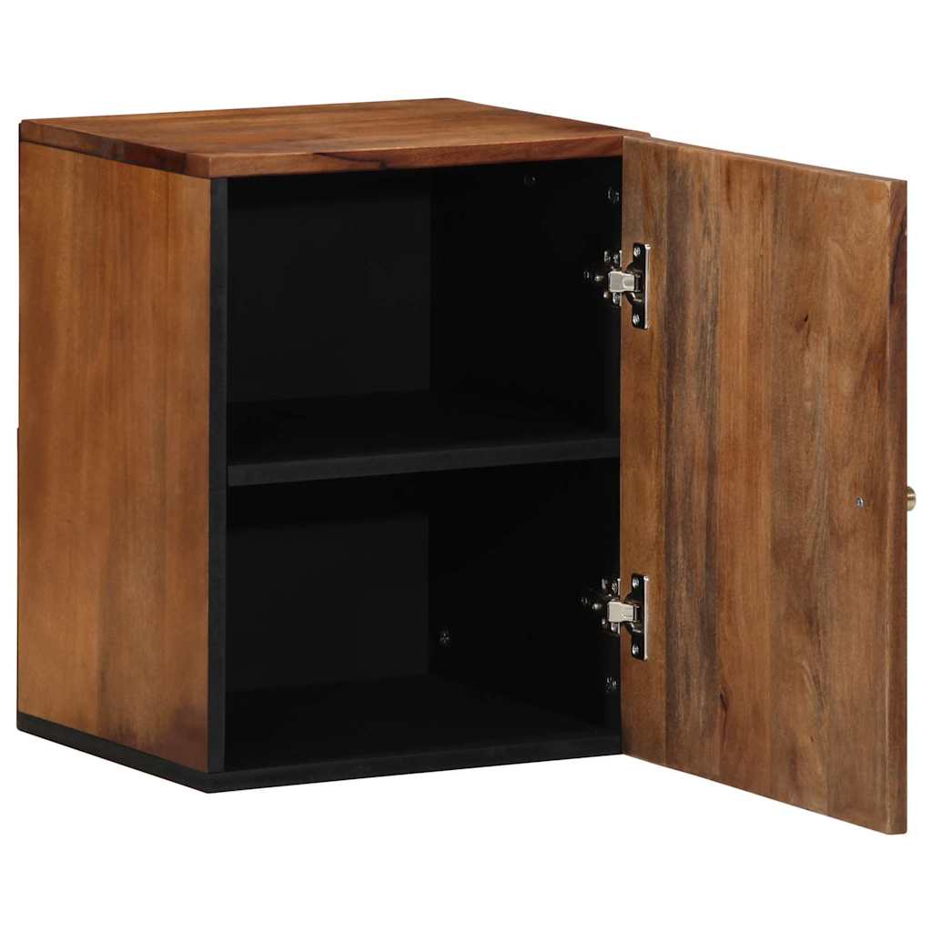 Bathroom Wall Cabinet with Storage Honey brown 38 x 33 x 48 cm