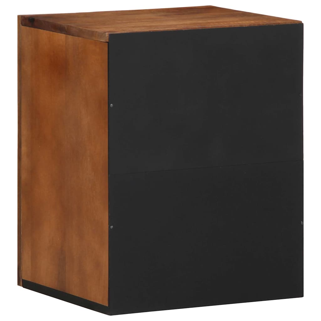 Bathroom Wall Cabinet with Storage Honey brown 38 x 33 x 48 cm