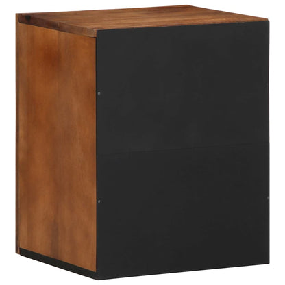Bathroom Wall Cabinet with Storage Honey brown 38 x 33 x 48 cm