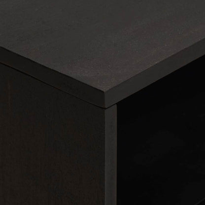 Bedside Cabinet Black 50 x 33 x 62 cm Solid Mango Wood