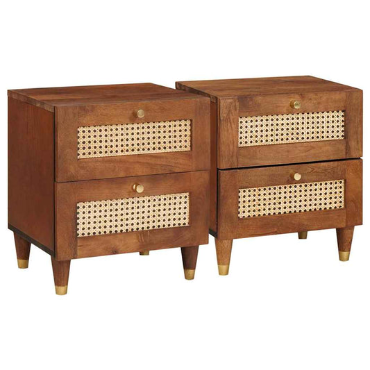 Bedside Tables with Drawer 2 pcs 40 x 33.5 x 46 cm