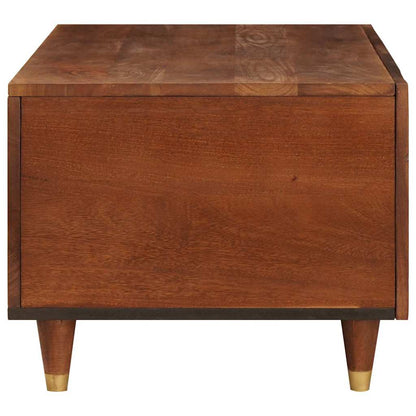 Coffee Tables Brown 80 x 50 x 40 cm Cane and solid mango wood
