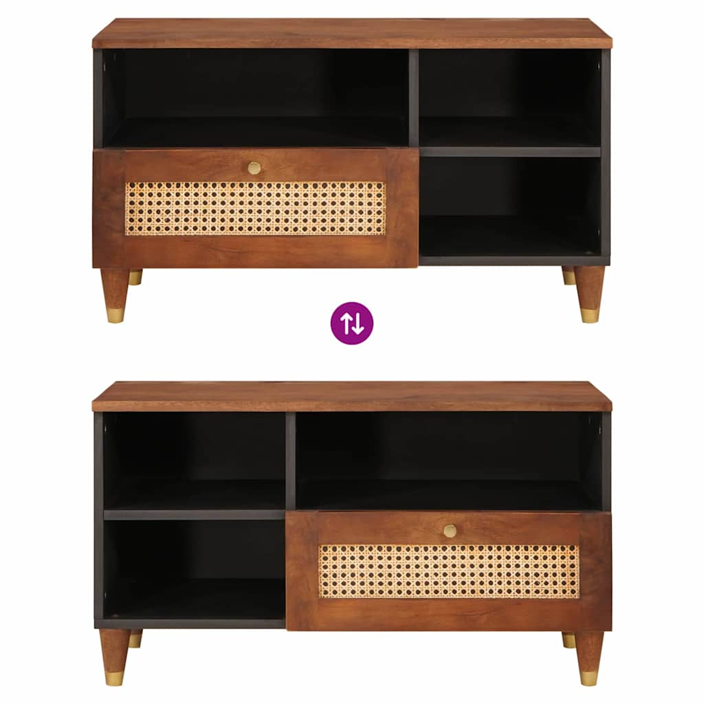 Media Storage Cabinets & Racks Brown 80 x 33.5 x 46 cm