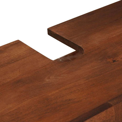 Sink cabinet with Shelf with Storage Brown 62 x 33 x 58 cm