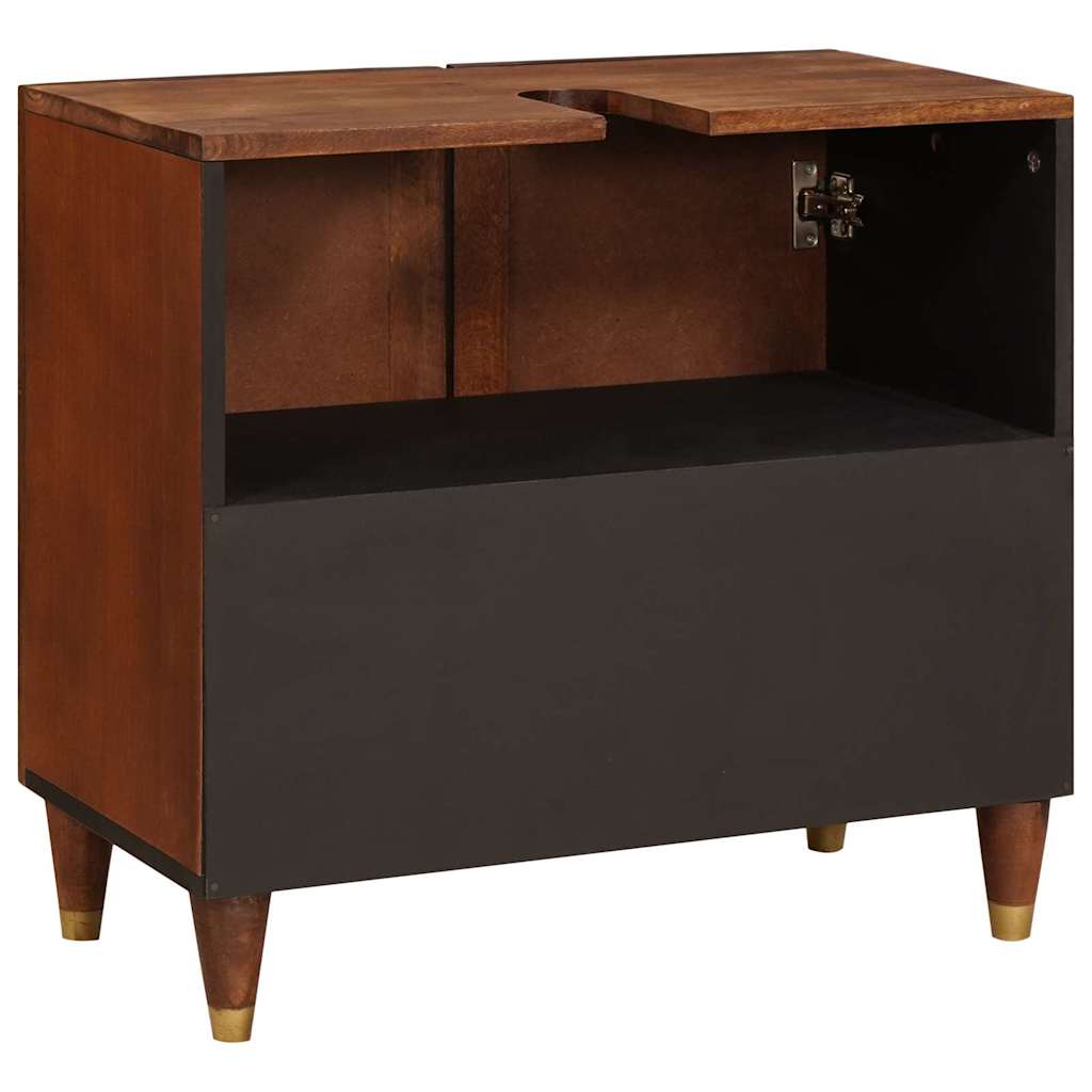 Sink cabinet with Shelf with Storage Brown 62 x 33 x 58 cm