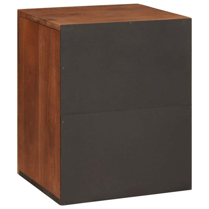 Bathroom Cabinet with Shelf with Door Brown 38 x 33.5 x 48 cm