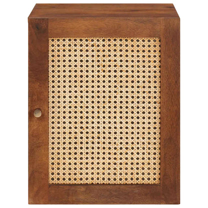 Bathroom Cabinet with Shelf with Door Brown 38 x 33.5 x 48 cm