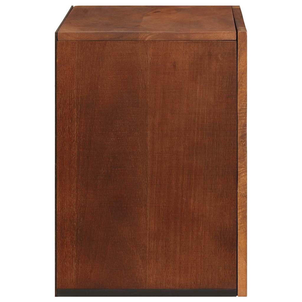 Bathroom Cabinet with Shelf with Door Brown 38 x 33.5 x 48 cm