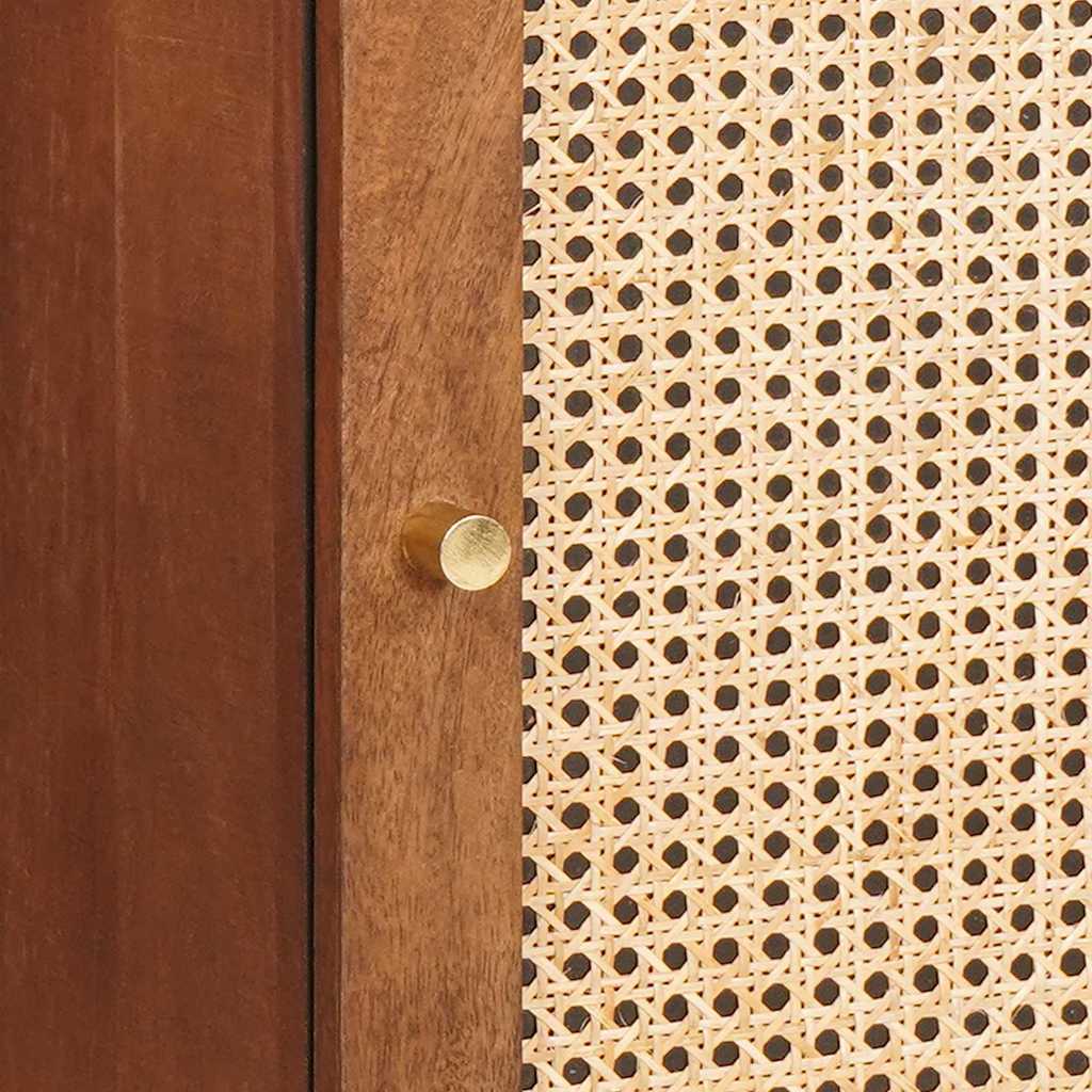 Bathroom Cabinet with Shelf with Door Brown 38 x 33.5 x 58 cm