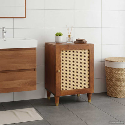 Bathroom Cabinet Brown 38 x 33.5 x 58 cm Engineered wood