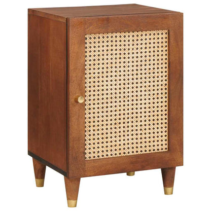 Bathroom Cabinet with Shelf with Door Brown 38 x 33.5 x 58 cm