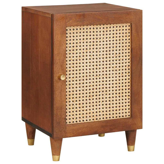 Bathroom Cabinet with Shelf with Door Brown 38 x 33.5 x 58 cm