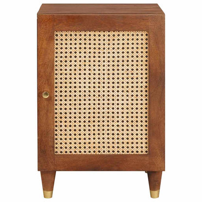 Bathroom Cabinet with Shelf with Door Brown 38 x 33.5 x 58 cm