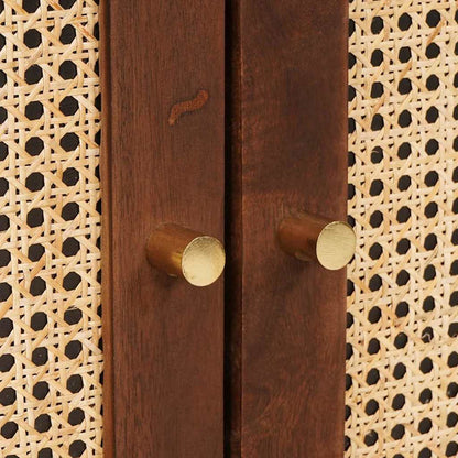 Media Storage Cabinets & Racks Brown 60 x 33.5 x 75 cm