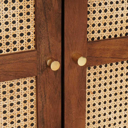 Media Storage Cabinets & Racks Brown 60 x 33.5 x 100 cm