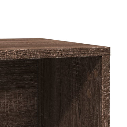 Cat Litter Box Enclosure Brown Oak 60x40x40 cm Engineered Wood
