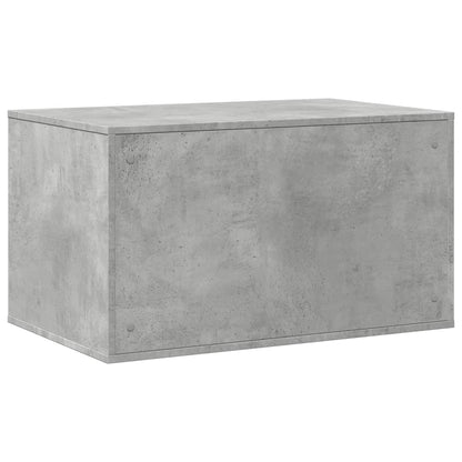Cat Litter Box Enclosure Concrete Grey 80x50x45 cm Engineered Wood