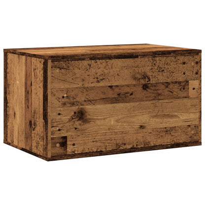 Cat Litter Box Enclosure Old Wood 80x50x45 cm Engineered Wood