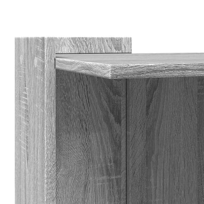 Cat Litter Box Enclosure Grey Sonoma 42x42x51 cm Engineered Wood