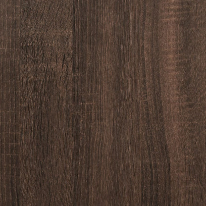 Cat Litter Box Enclosure Brown Oak 42x42x51 cm Engineered Wood
