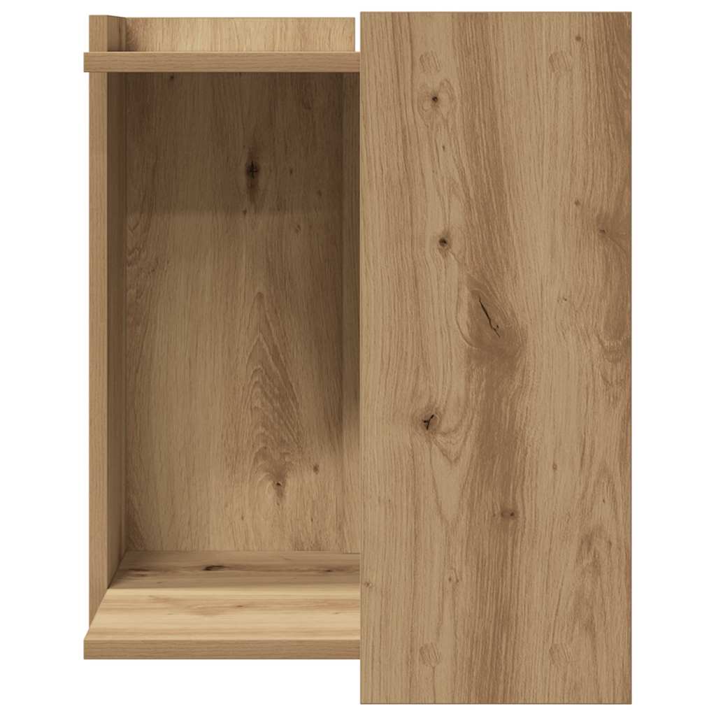 Cat Litter Box Enclosure Artisian Oak 42x42x51 cm Engineered Wood