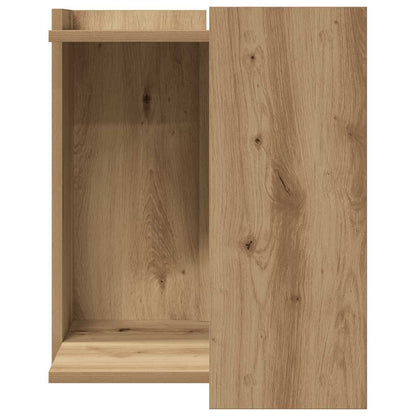 Cat Litter Box Enclosure Artisian Oak 42x42x51 cm Engineered Wood