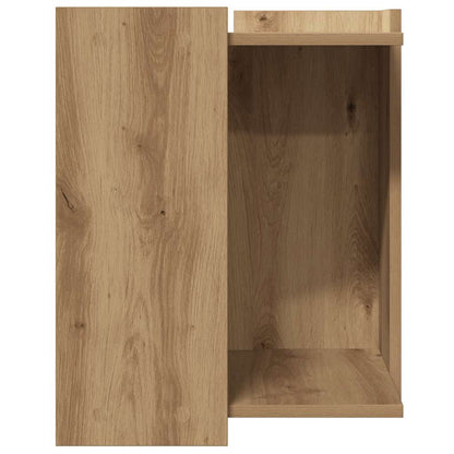 Cat Litter Box Enclosure Artisian Oak 42x42x51 cm Engineered Wood