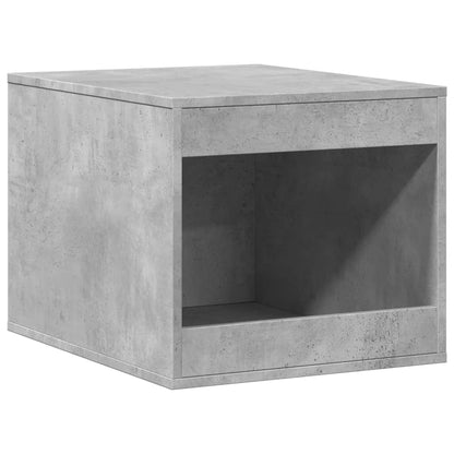 Cat Litter Box Enclosure Concrete Grey 47x59x42 cm Engineered Wood