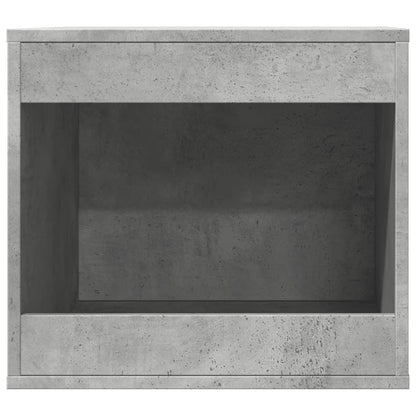 Cat Litter Box Enclosure Concrete Grey 47x59x42 cm Engineered Wood