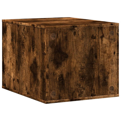 Cat Litter Box Enclosure Smoked Oak 47x59x42 cm Engineered Wood