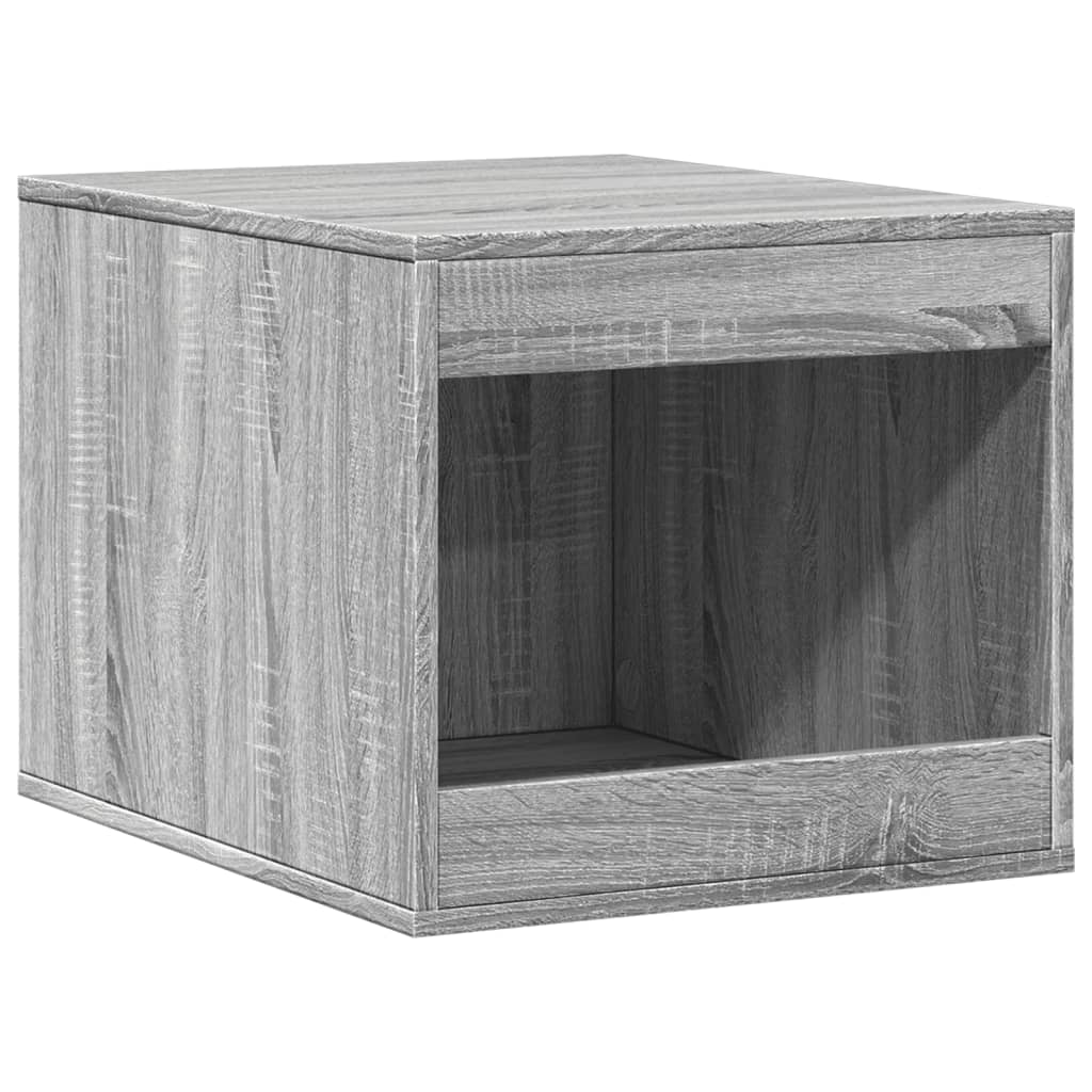 Cat Litter Box Enclosure Grey Sonoma 47x59x42 cm Engineered Wood