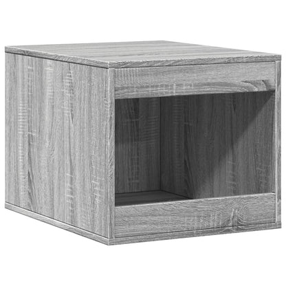 Cat Litter Box Enclosure Grey Sonoma 47x59x42 cm Engineered Wood