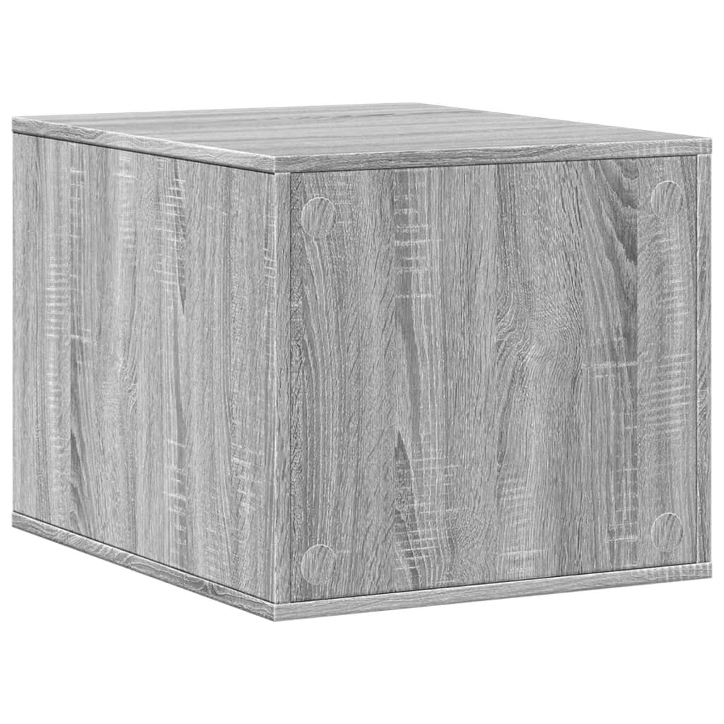 Cat Litter Box Enclosure Grey Sonoma 47x59x42 cm Engineered Wood
