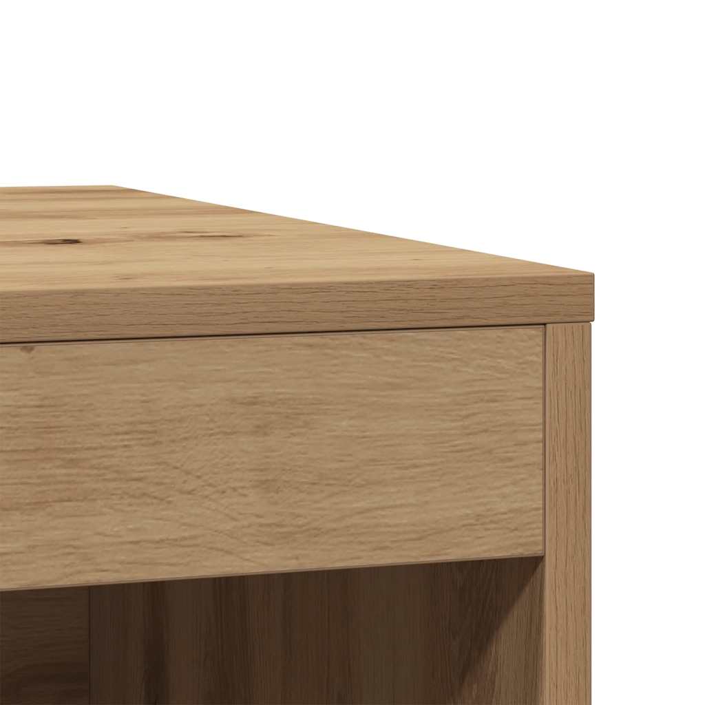 Cat Litter Box Enclosure Artisian Oak 47x59x42 cm Engineered Wood