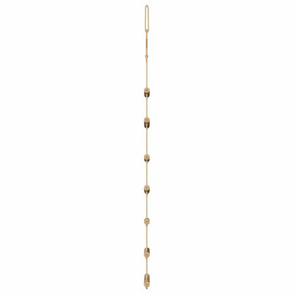  Hanging Christmas Trees with Top Stars 2 pcs 42x90 cm Natural Branch